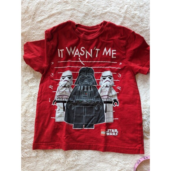 Star Wars Bundle 2 Short Sleeve Red T-Shirts Darth Vader Storm Troopers Size xs - Picture 7 of 10